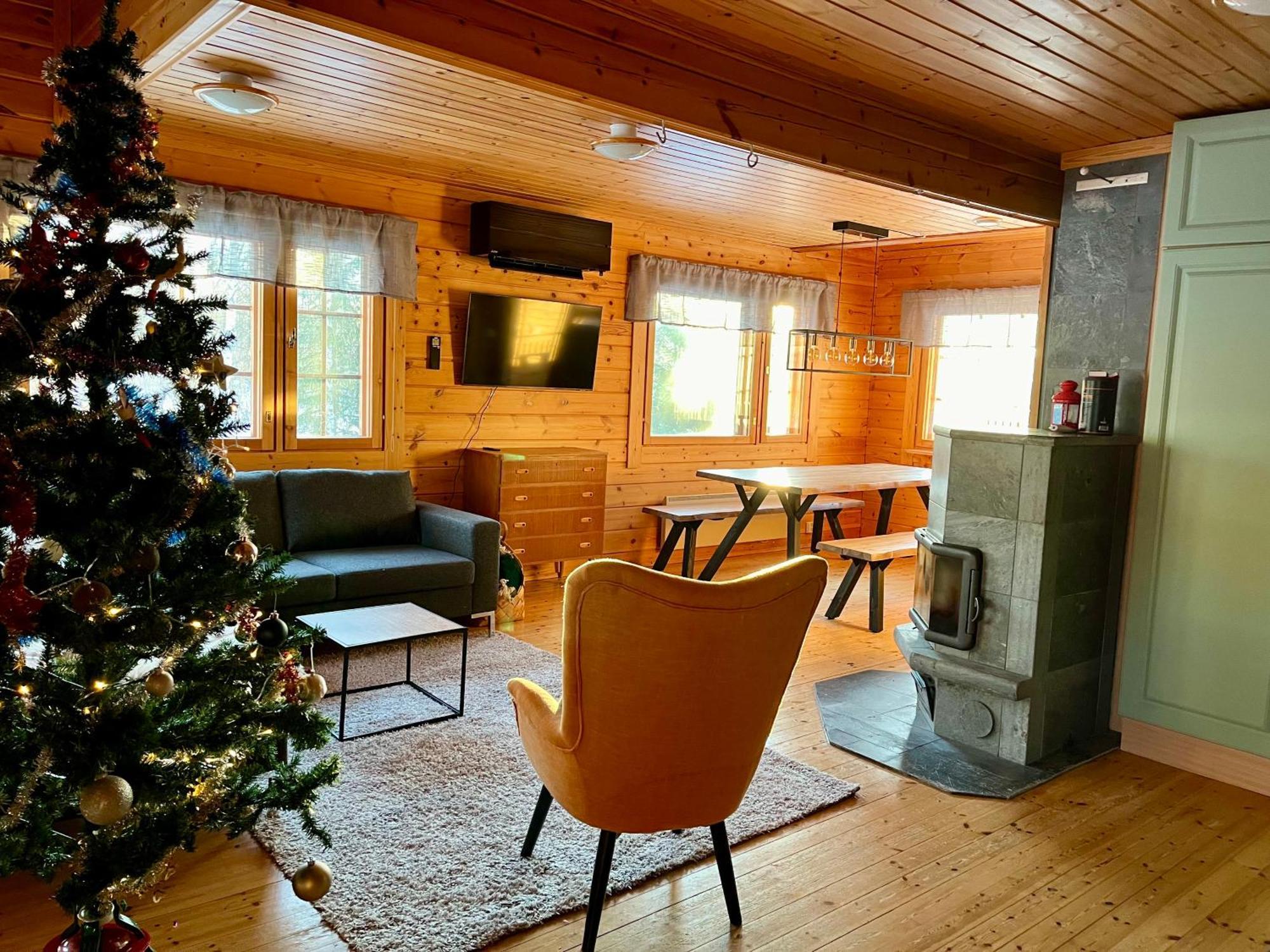 Log Cottages In 10 Min From Santa Claus Village-Sauna&Freeparking Rovaniemi Luaran gambar